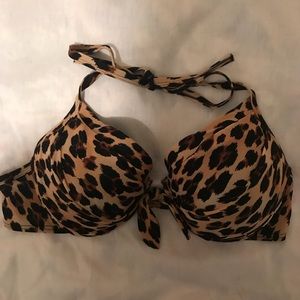 Cheetah swimsuit top